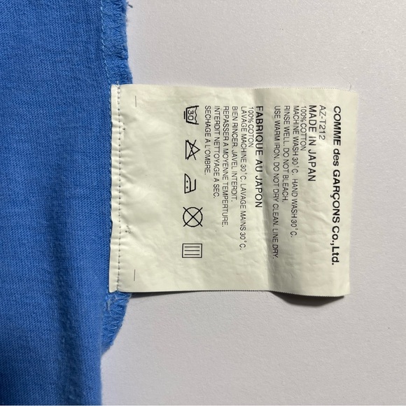 Comme Des Garçons PLAY, basic logo T-Shirt. Size: S. - Picture 3 of 4